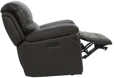 FENWICK POWER DARK BROWN RECLINER P2