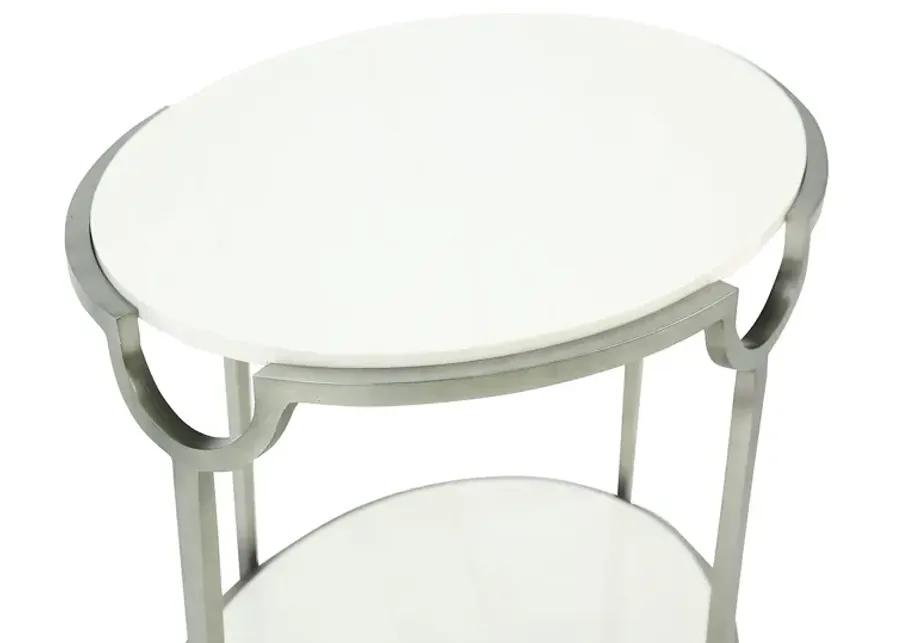 MORELLO OVAL END TABLE