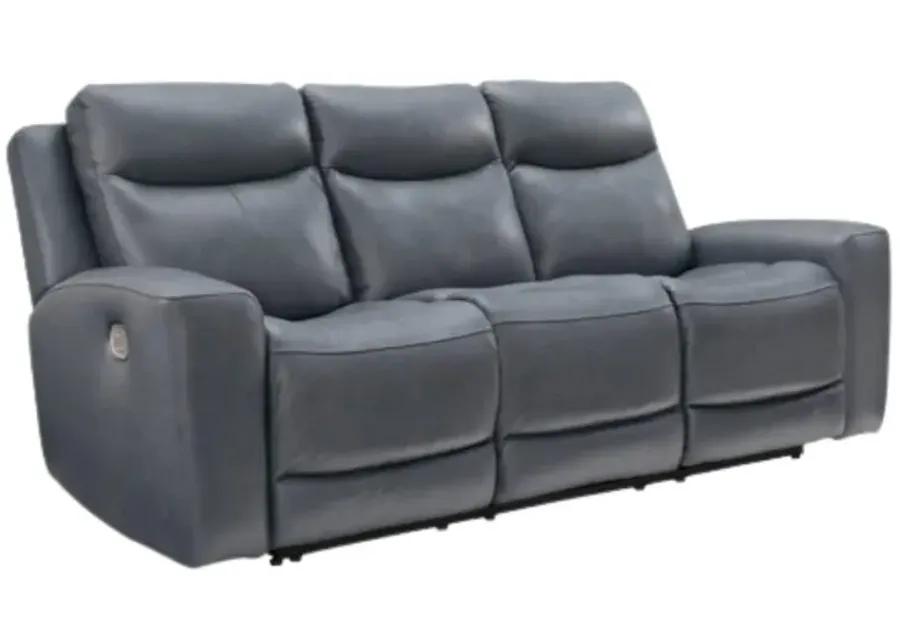 MINDANAO STEEL LEATHER 2P POWER SOFA