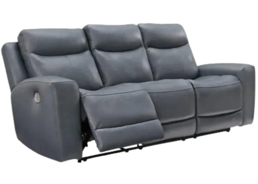 MINDANAO STEEL LEATHER 2P POWER SOFA