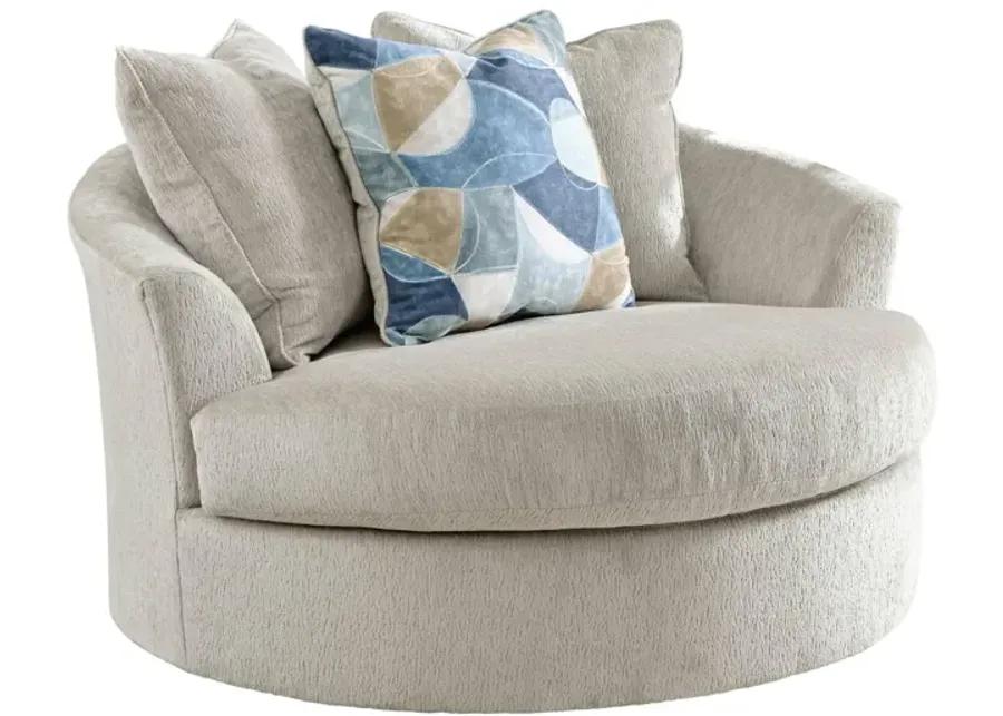 MAXON PLACE STONE OVERSIZED SWIVEL CHAIR