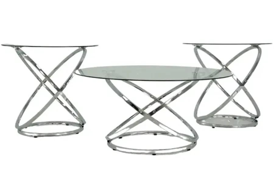 HOLLYNYX 3 PIECE OCCASIONAL TABLE SET