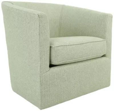 TWINE AND TWIG CHALK SWIVEL CHAIR