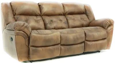 HUDSON SADDLE LEATHER 1P POWER SOFA