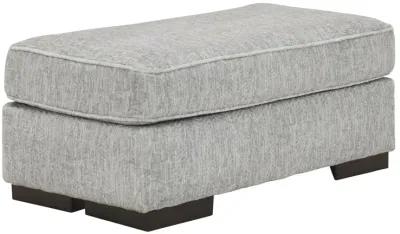 MERCADO PEWTER OTTOMAN