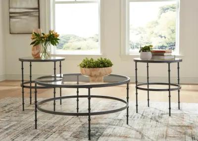 KELLYCO 3 PIECE OCCASIONAL TABLE SET