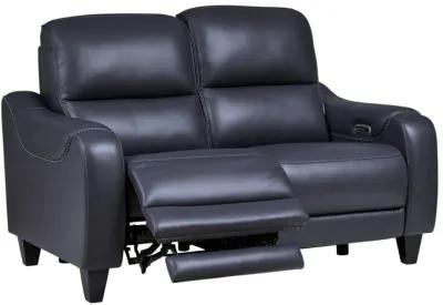 MERCOMATIC OCEAN LEATHER 2P POWER RECLINING LOVESEAT