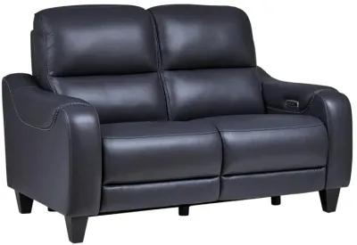 MERCOMATIC OCEAN LEATHER 2P POWER RECLINING LOVESEAT