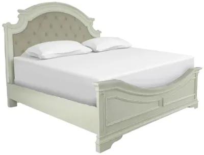 HAVEN WHITE QUEEN UPHOLSTERED BED