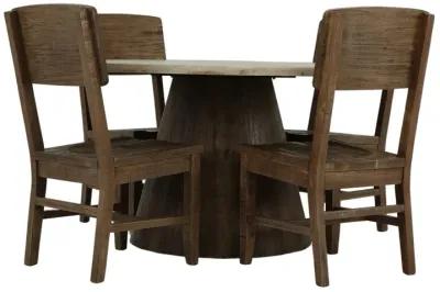 SAHARA 5 PIECE ROUND DINING SET