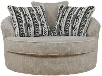 CALNITA SISAL OVERSIZED SWIVEL CHAIR