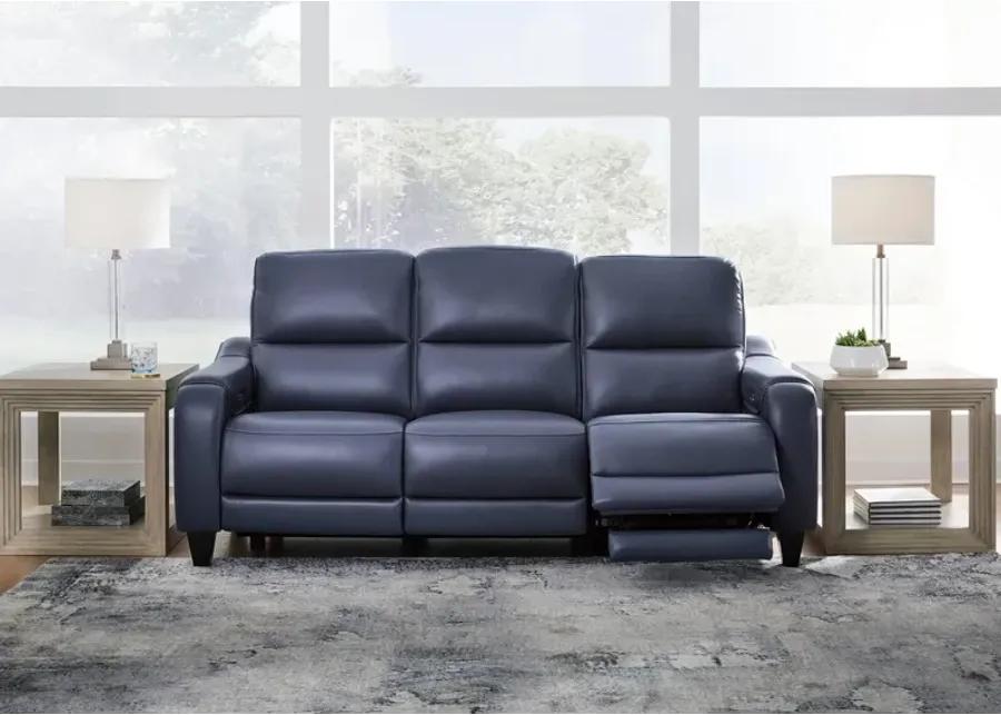 MERCOMATIC OCEAN LEATHER 2P POWER RECLINING SOFA