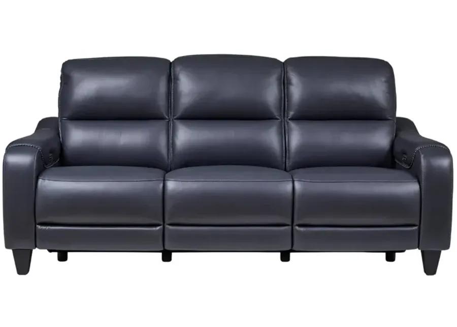 MERCOMATIC OCEAN LEATHER 2P POWER RECLINING SOFA