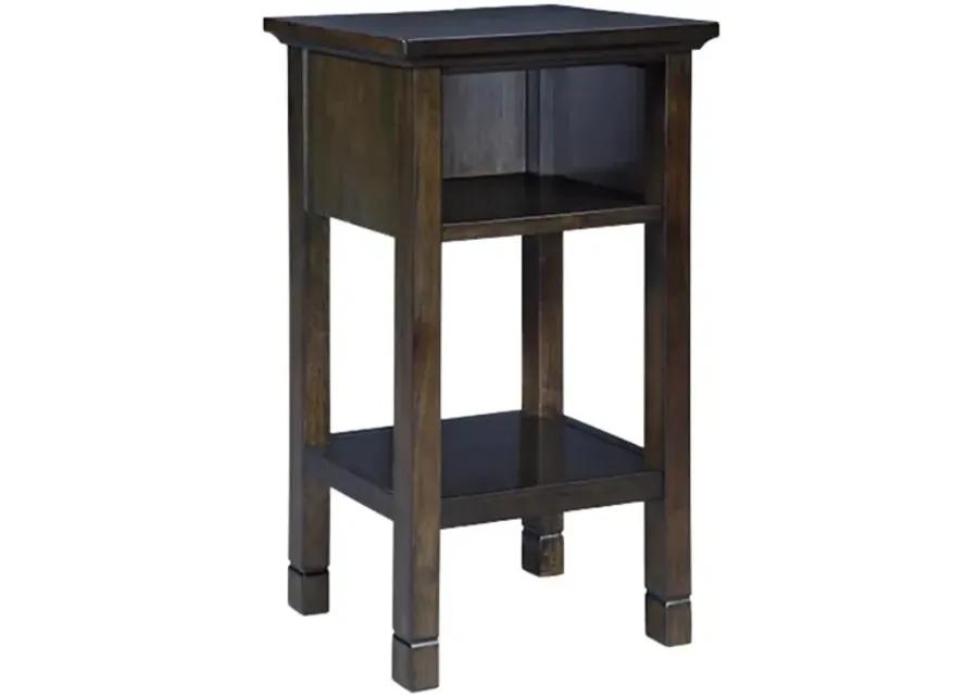 MARNVILLE DARK BROWN ACCENT TABLE