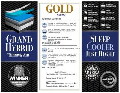 GRAND HYBRID GOLD MEDIUM KING MATTRESS