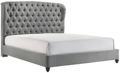 LINDA GREY KING BED