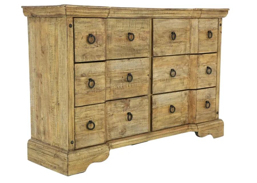 ST THOMAS WOOD TOP DRESSER