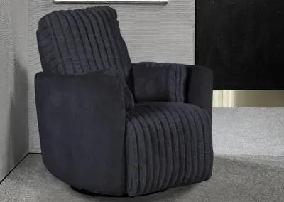 PRESLEY CHARCOAL SWIVEL GLIDER RECLINER