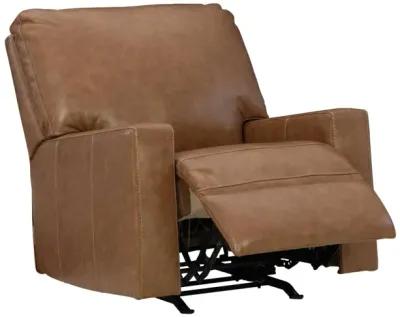 BOLSENA CARAMEL LEATHER RECLINER