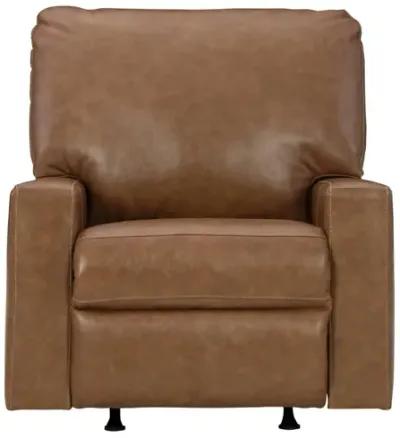 BOLSENA CARAMEL LEATHER RECLINER