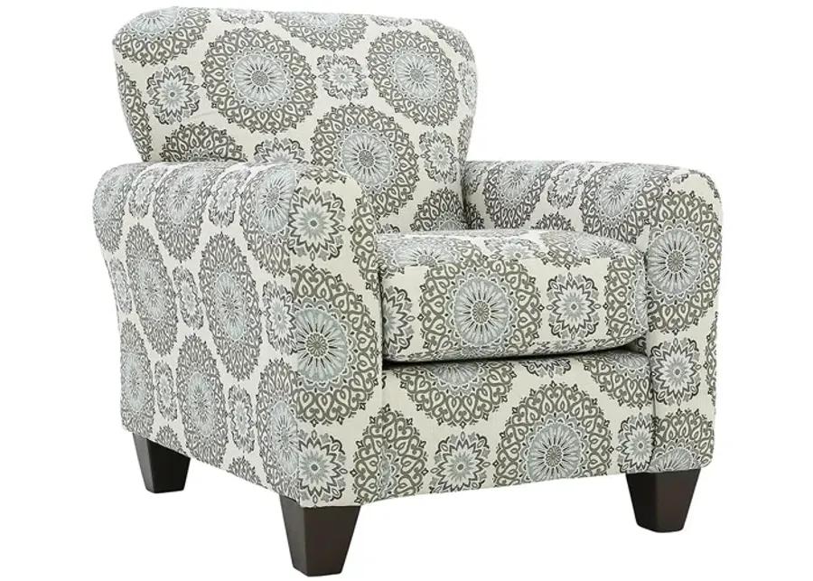 CHARISMA LINEN ACCENT CHAIR