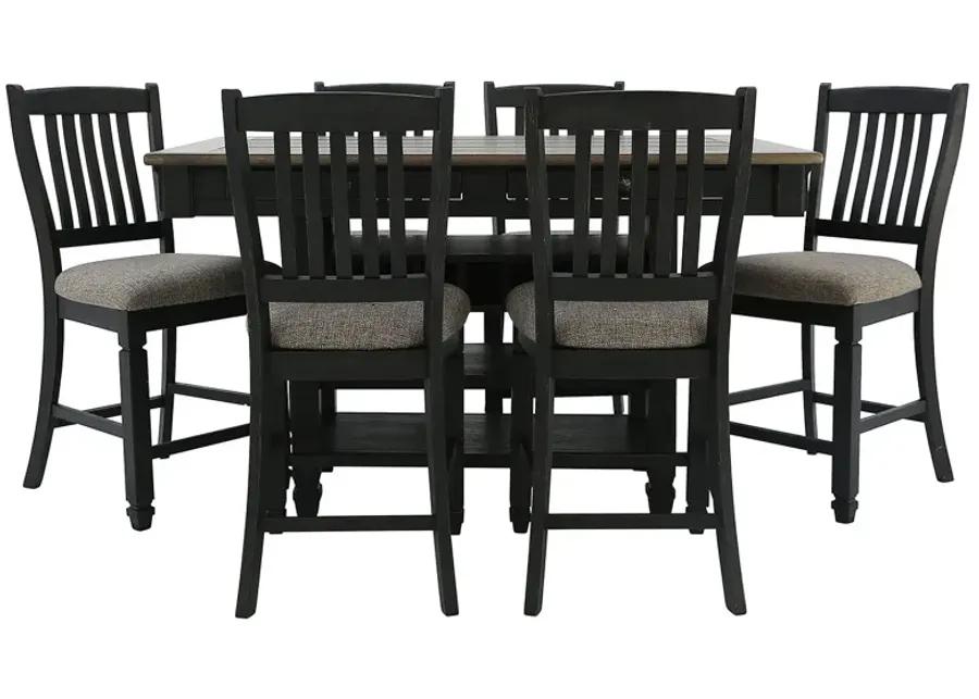 TYLER CREEK 7 PIECE PUB DINING SET