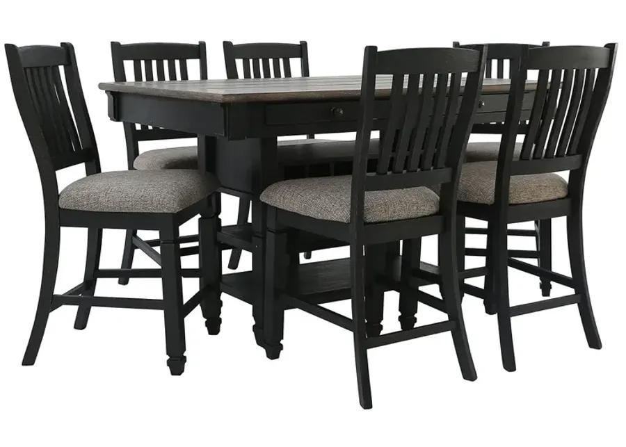 TYLER CREEK 7 PIECE PUB DINING SET