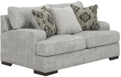 MERCADO PEWTER LOVESEAT