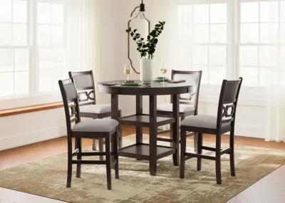 LANGWEST 5 PIECE COUNTER HEIGHT DINING SET