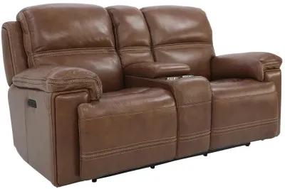 FENWICK POWER SADDLE RECLINING LOVESEAT WITH CONSOLE P2