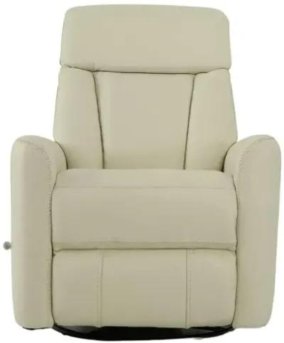 TAURUS ICE LEATHER SWIVEL RECLINER