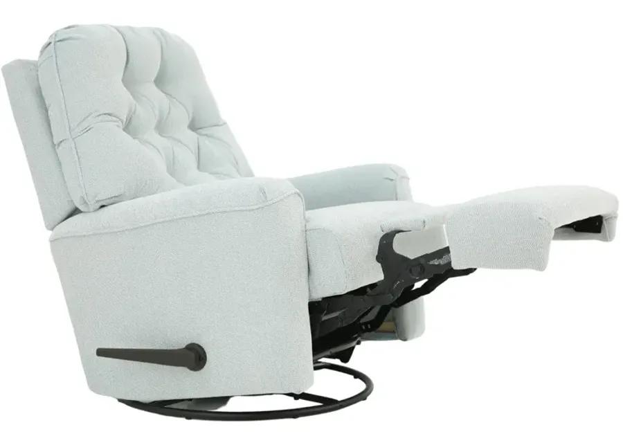 CARA POWDER BLUE SWIVEL GLIDER RECLINER