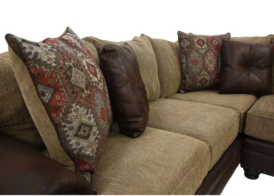 DARIUS CHOCOLATE 2 PIECE SECTIONAL