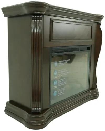 JAYDEN CHERRY FIREPLACE WITH INSERT