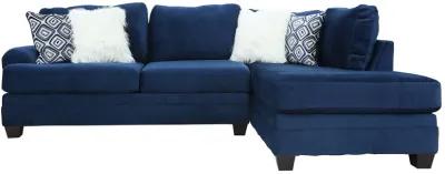 BRODIE GROOVY NAVY 2 PIECE SECTIONAL