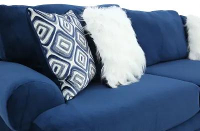 BRODIE GROOVY NAVY 2 PIECE SECTIONAL