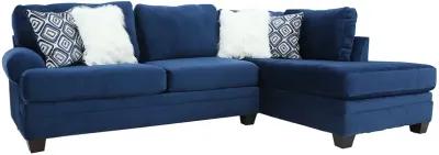 BRODIE GROOVY NAVY 2 PIECE SECTIONAL