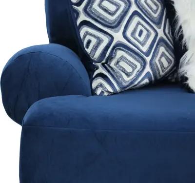 BRODIE GROOVY NAVY 2 PIECE SECTIONAL