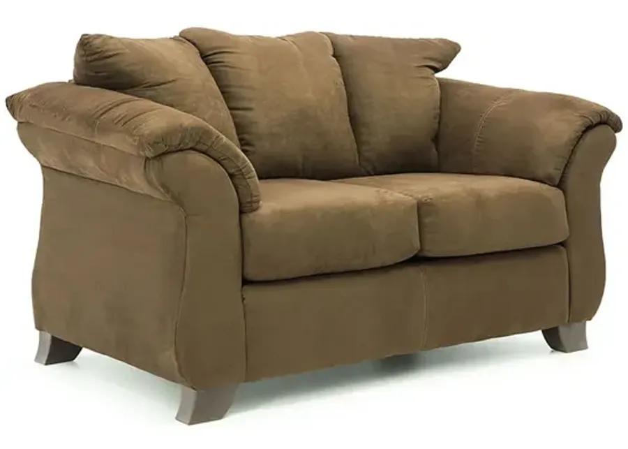 HANNAH CHOCOLATE LOVESEAT