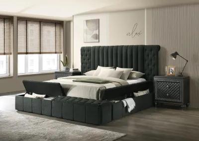 DANBURY CHARCOAL QUEEN BED