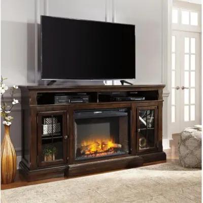 RODDINTON 72" TV STAND WITH FIREPLACE