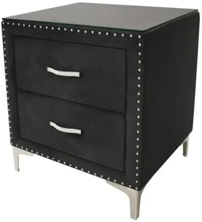 LUCINDA BLACK NIGHTSTAND