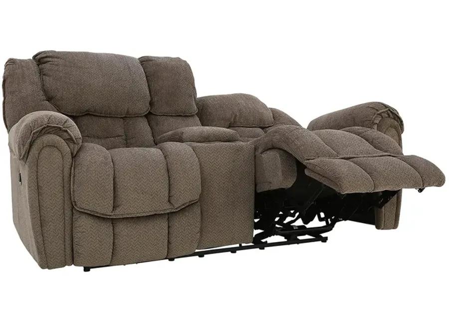 BAXTER TAUPE 1P POWER LOVESEAT WITH CONSOLE