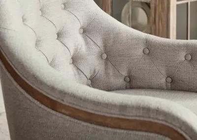 ARCHITRAVE UPHOLSTERED ARM CHAIR