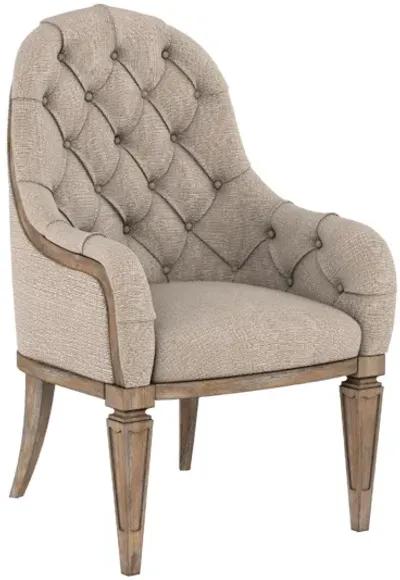 ARCHITRAVE UPHOLSTERED ARM CHAIR