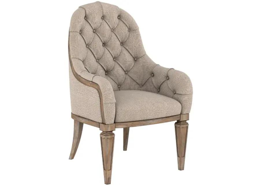 ARCHITRAVE UPHOLSTERED ARM CHAIR