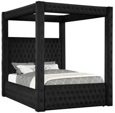 ANNABELLE BLACK CANOPY KING BED