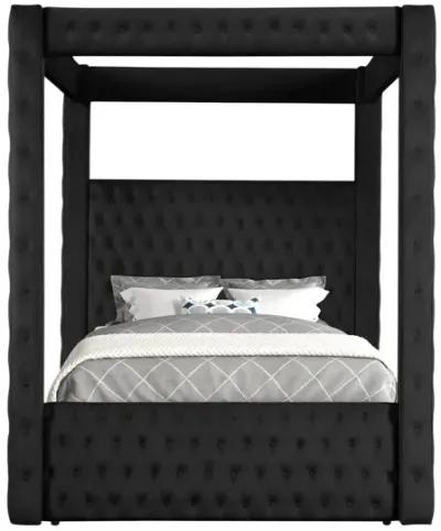 ANNABELLE BLACK CANOPY KING BED