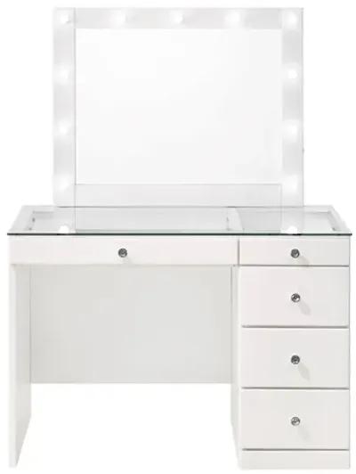 MORGAN WHITE VANITH WITH LED MIRROR