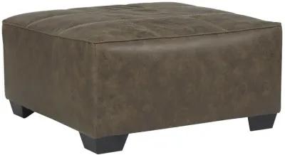 ABALONE CHOCOLATE OTTOMAN